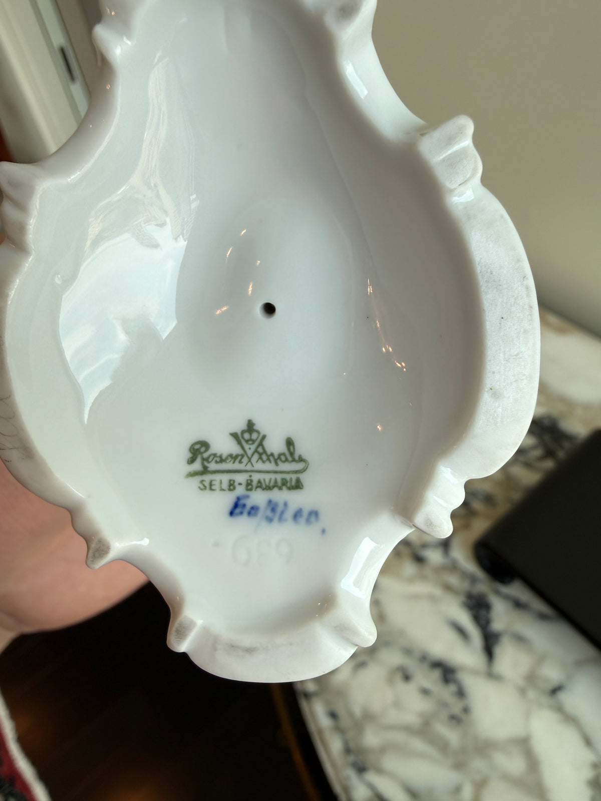 Vintage Rosenthal Porcelain "Vlinder" (Butterfly) Figurine designed by Karl Himmelstoss