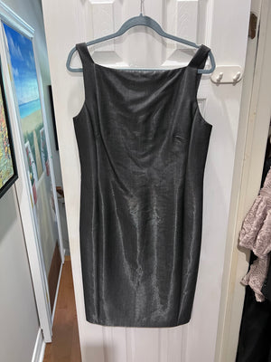 Ralph Lauren Purple Label Silver Dress, Size 12