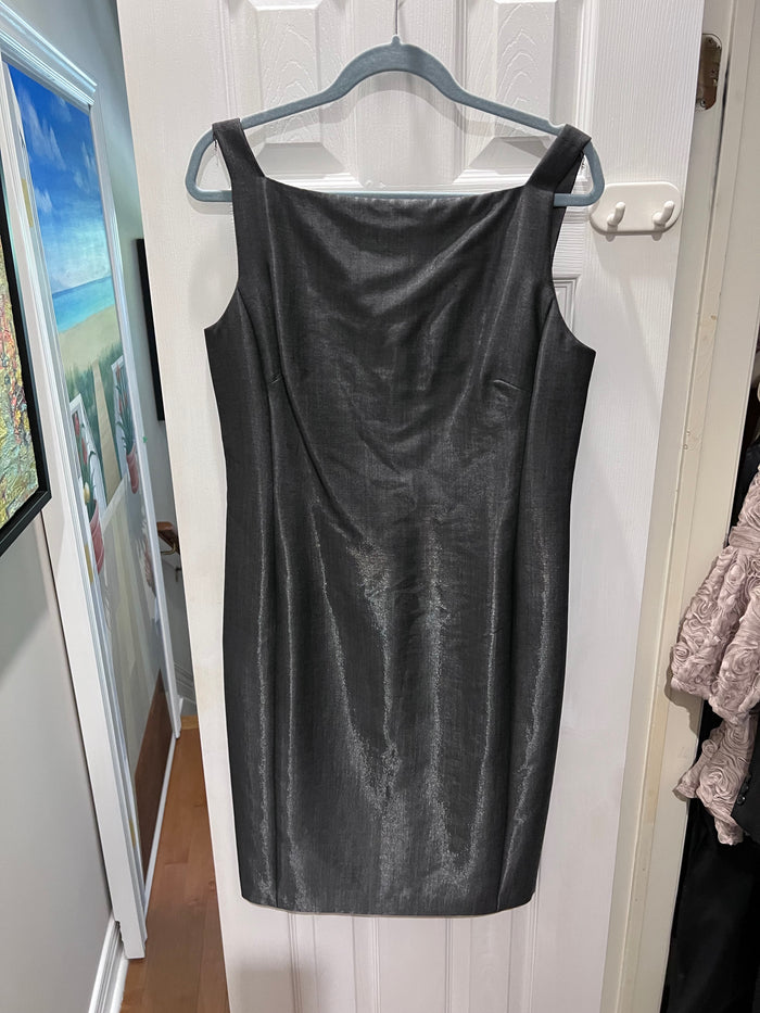Ralph Lauren Purple Label Silver Dress, Size 12