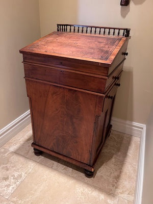 Antique Late Regency Davenport Desk in Faded Mahogany, circa 1820's from England