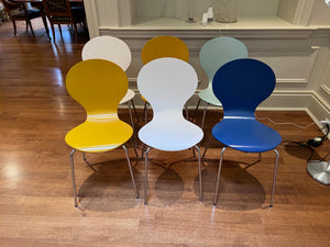 6 Structube Bunny Bentwood Chairs