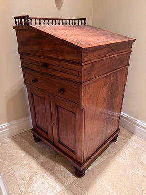 Antique Late Regency Davenport Desk in Faded Mahogany, circa 1820's from England