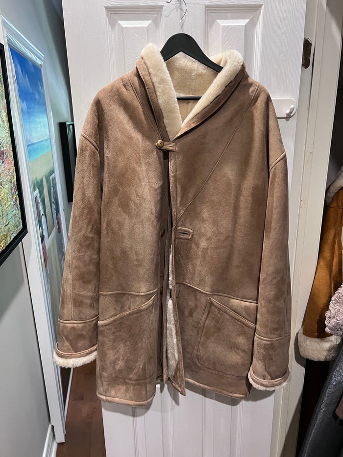 Men's 'Hide Socket Canada' Sheepskin Jacket, Size 44