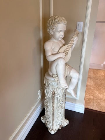 2 Piece Ceramic Statue # 1