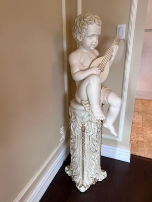 2 Piece Ceramic Statue # 1