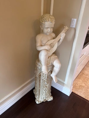 2 Piece Ceramic Statue # 1