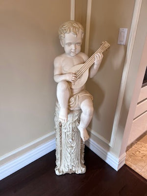 2 Piece Ceramic Statue # 1