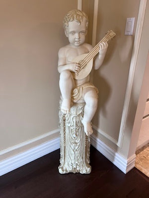 2 Piece Ceramic Statue # 1
