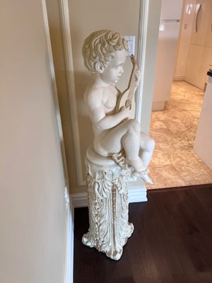 2 Piece Ceramic Statue # 1