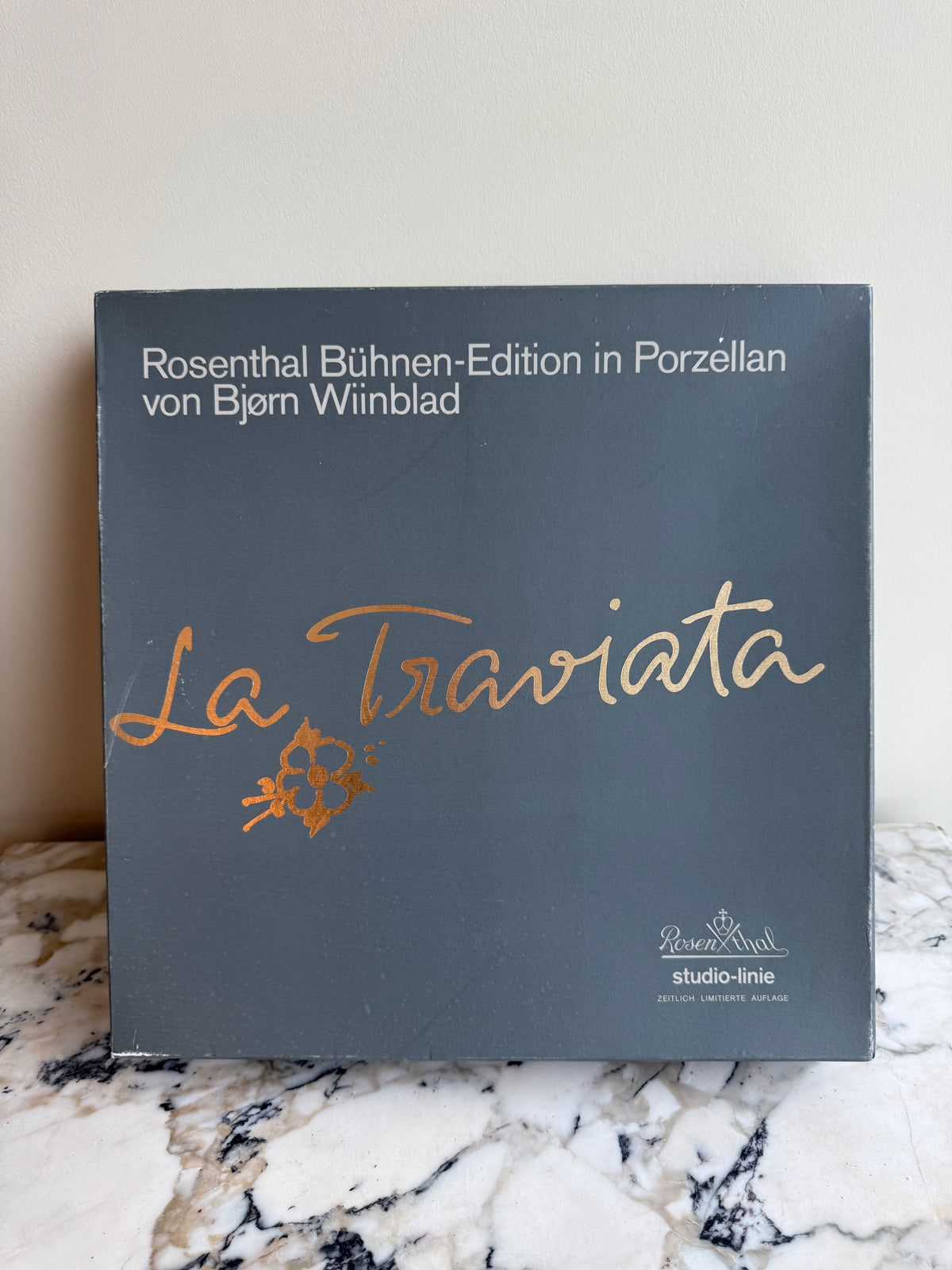 Rosenthal Studio-Line Bjørn Wiinblad "La Traviata" Limited Edition Porcelain Large Collector Plate with Box