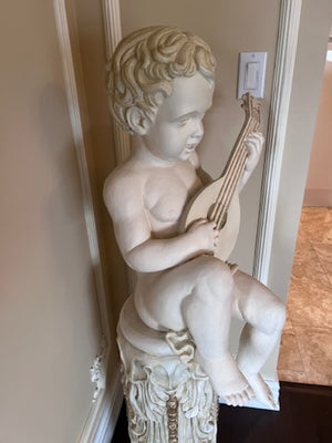 2 Piece Ceramic Statue # 1
