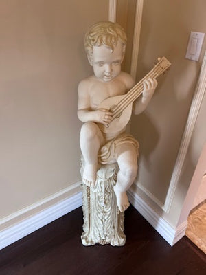 2 Piece Ceramic Statue # 1