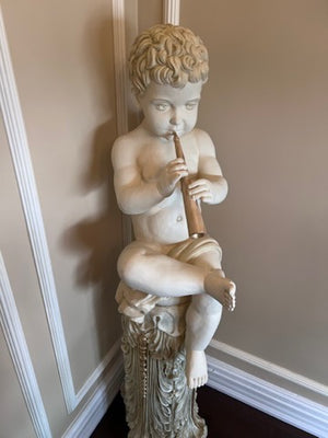 2 Piece Ceramic Statue # 2