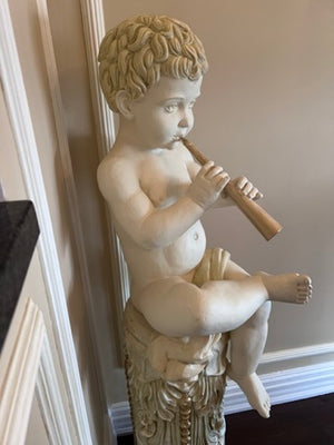 2 Piece Ceramic Statue # 2