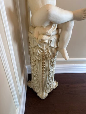 2 Piece Ceramic Statue # 2