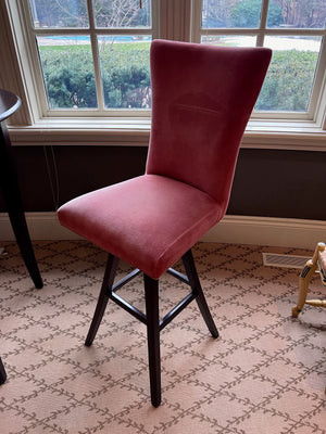 Bermex International Bar Height Table + Suede Bar Stools