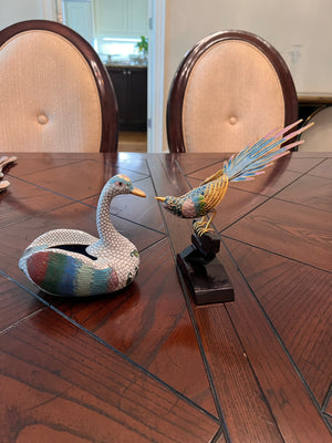 2 Cloisonne Birds Lot