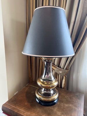 Chrome & Gold Table Lamp