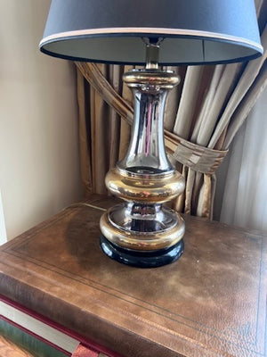Chrome & Gold Table Lamp