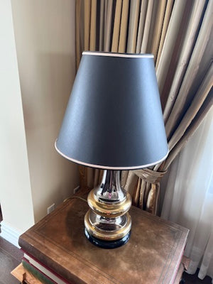Chrome & Gold Table Lamp