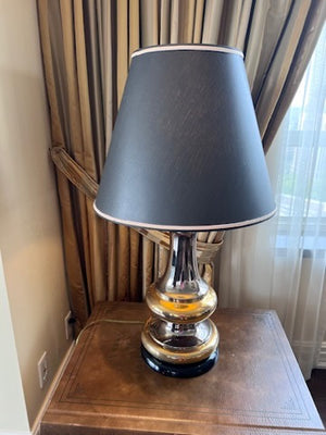Chrome & Gold Table Lamp