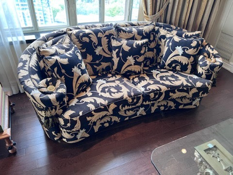 Gold & Black 'Turri' Sofa Made in Italy # 1