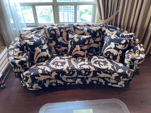 Gold & Black 'Turri' Sofa Made in Italy # 1