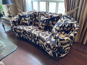 Gold & Black 'Turri' Sofa Made in Italy # 1