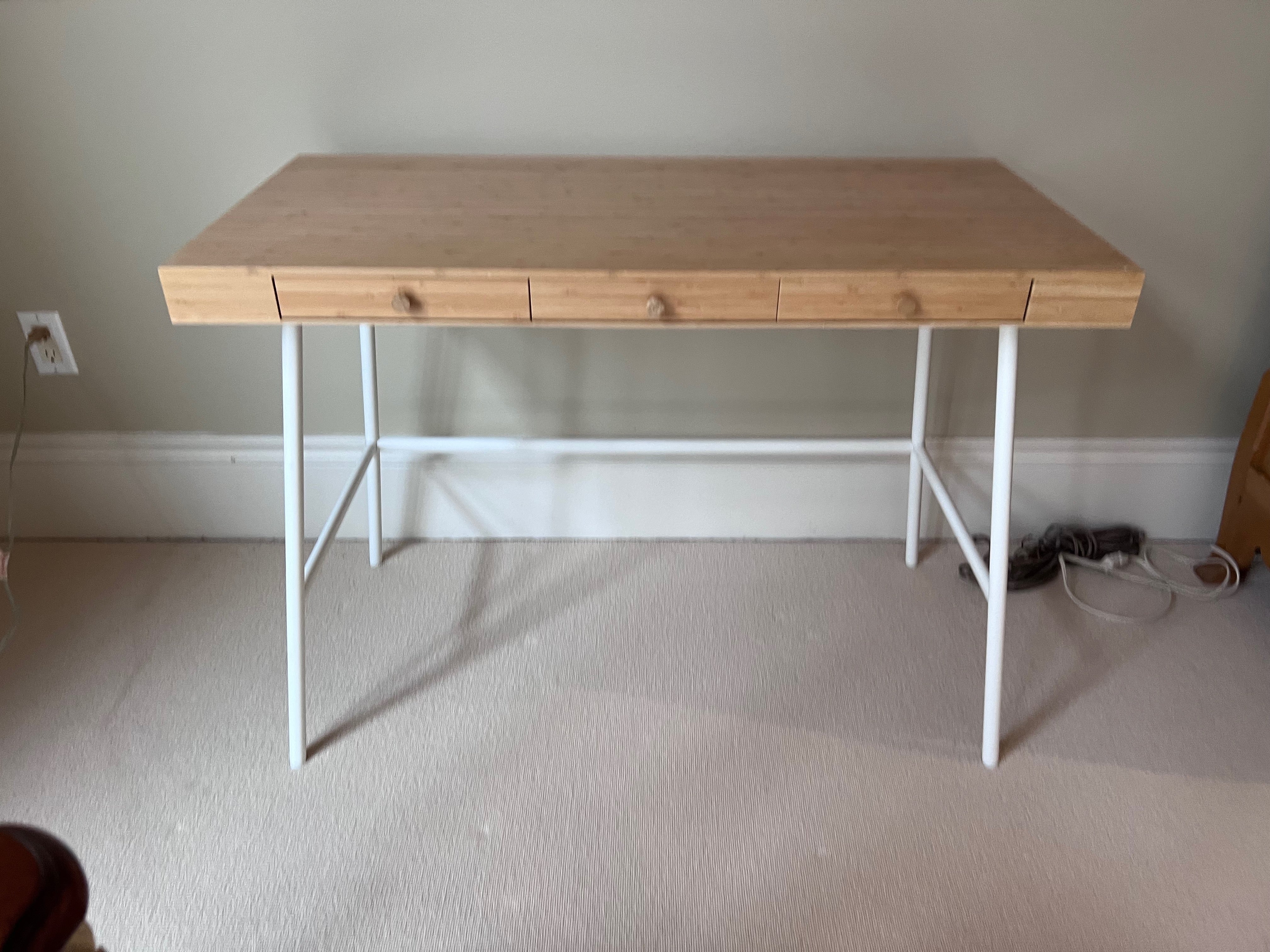 IKEA LILLÅSEN Desk, bamboo (*retail price $219) – Sell My Stuff