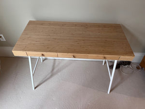 IKEA LILLÅSEN Desk, bamboo (*retail price $219)