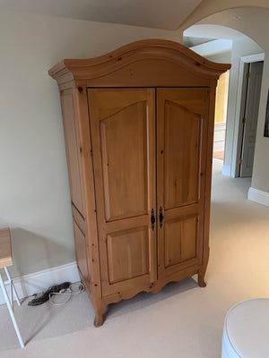 Pine Armoire Media Unit