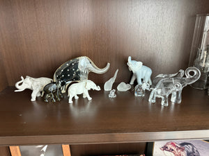Collection of Elephant Figurines