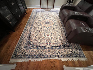 Persian Rug 3- Ivory/Beige Hand Knotted 100% Wool