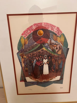 Amram Ebgi "Chupa Wedding" Signed & Numbered Lithograph