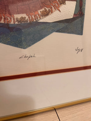 Amram Ebgi "Chupa Wedding" Signed & Numbered Lithograph