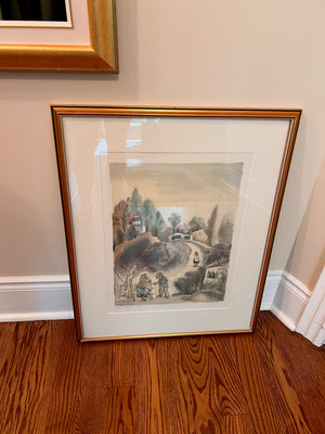 Original Signed & Numbered Serigraph 'Chattering' by Zina Roitman