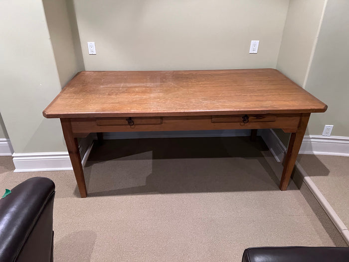 Vintage Solid Oak Desk