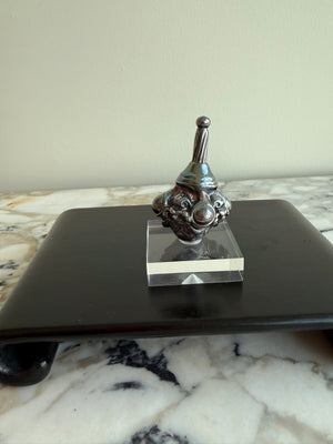 Sterling Silver Dreidel on Acrylic Stand