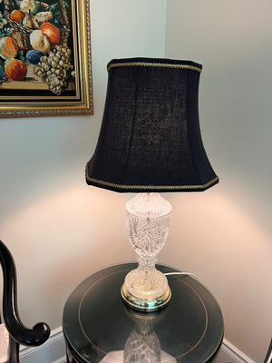 Beautiful Cut Crystal Table Lamp