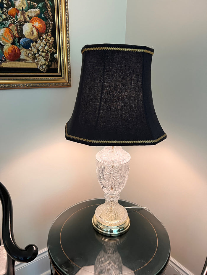Beautiful Cut Crystal Table Lamp