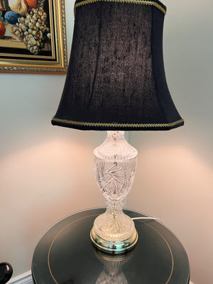 Beautiful Cut Crystal Table Lamp