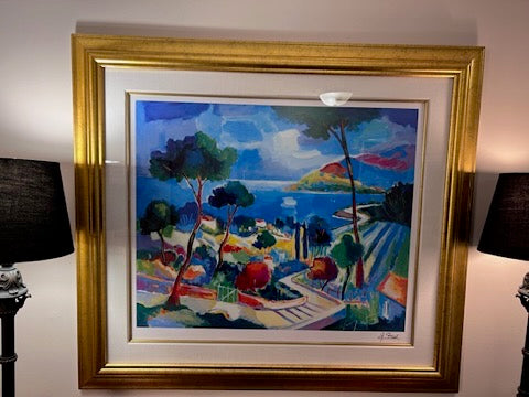 Jean-Claude Picot Lithograph "L'escalier a Theoule"