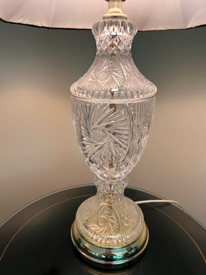 Beautiful Cut Crystal Table Lamp
