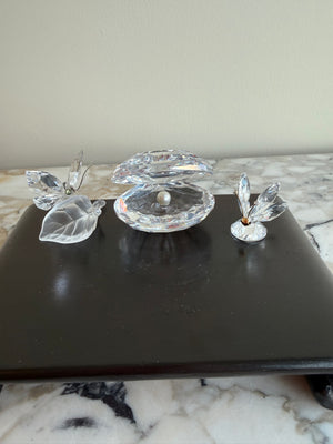 3pc Swarovski Crystal Lot