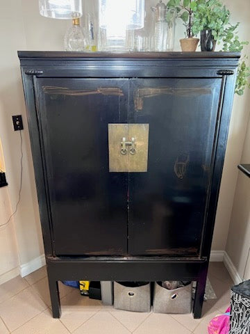 Oriental Style Black Cabinet