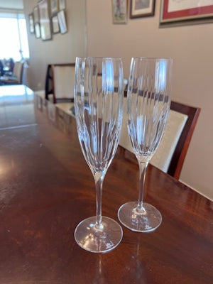 2 Mario Cioni Champagne Flutes