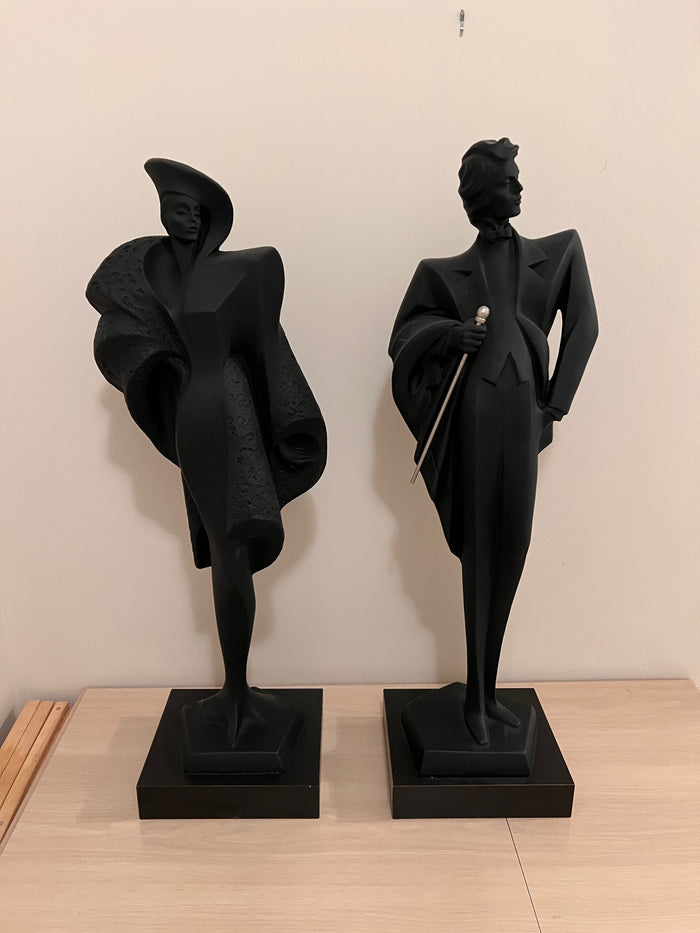 Pair of Vintage Austin Production Sculptures 'Fifth Avenue' by Alexsander Danel