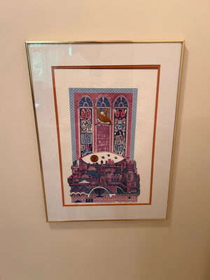 Limited Edition Signed & Numbered Print 'Windows on Jerusalem' by Amram Ebgi