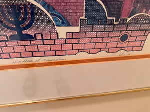 Limited Edition Signed & Numbered Print 'Windows on Jerusalem' by Amram Ebgi