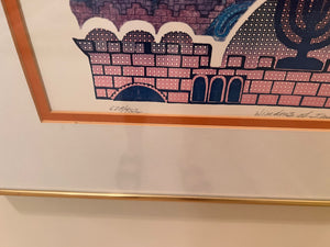 Limited Edition Signed & Numbered Print 'Windows on Jerusalem' by Amram Ebgi